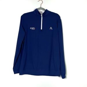 Rhoback The Admiral Quarter Zip Pullover Size M NWT